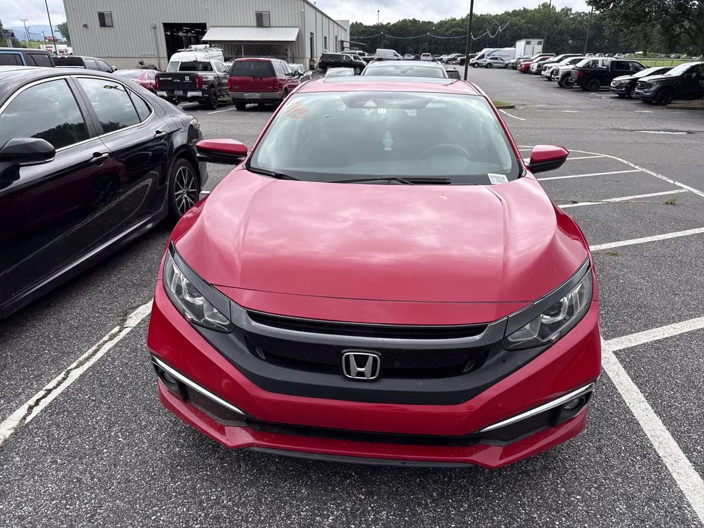 2021 Rallye Red Honda Civic EX FWD Sedan