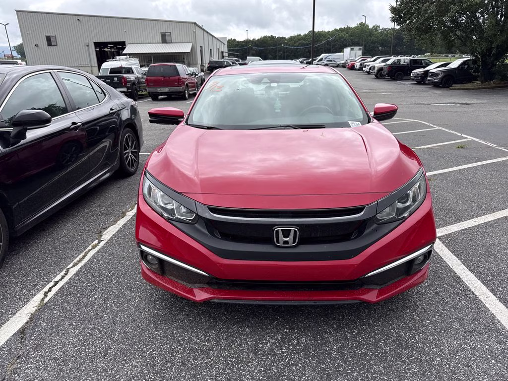 2021 Rallye Red Honda Civic EX FWD Sedan