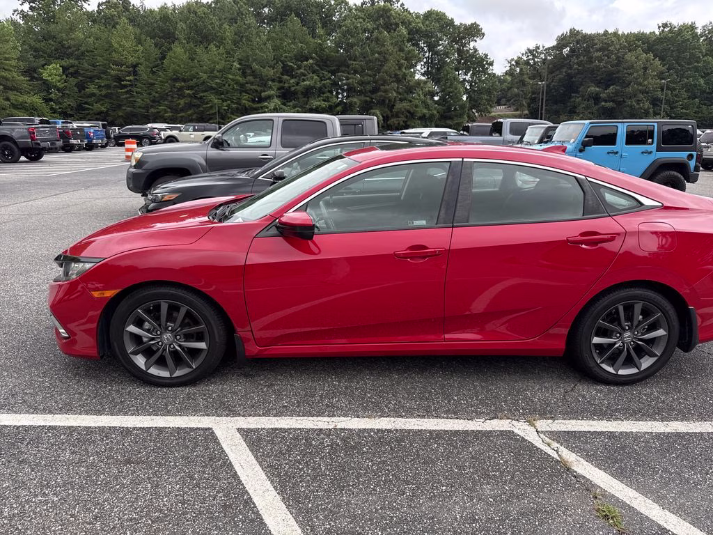 2021 Rallye Red Honda Civic EX FWD Sedan