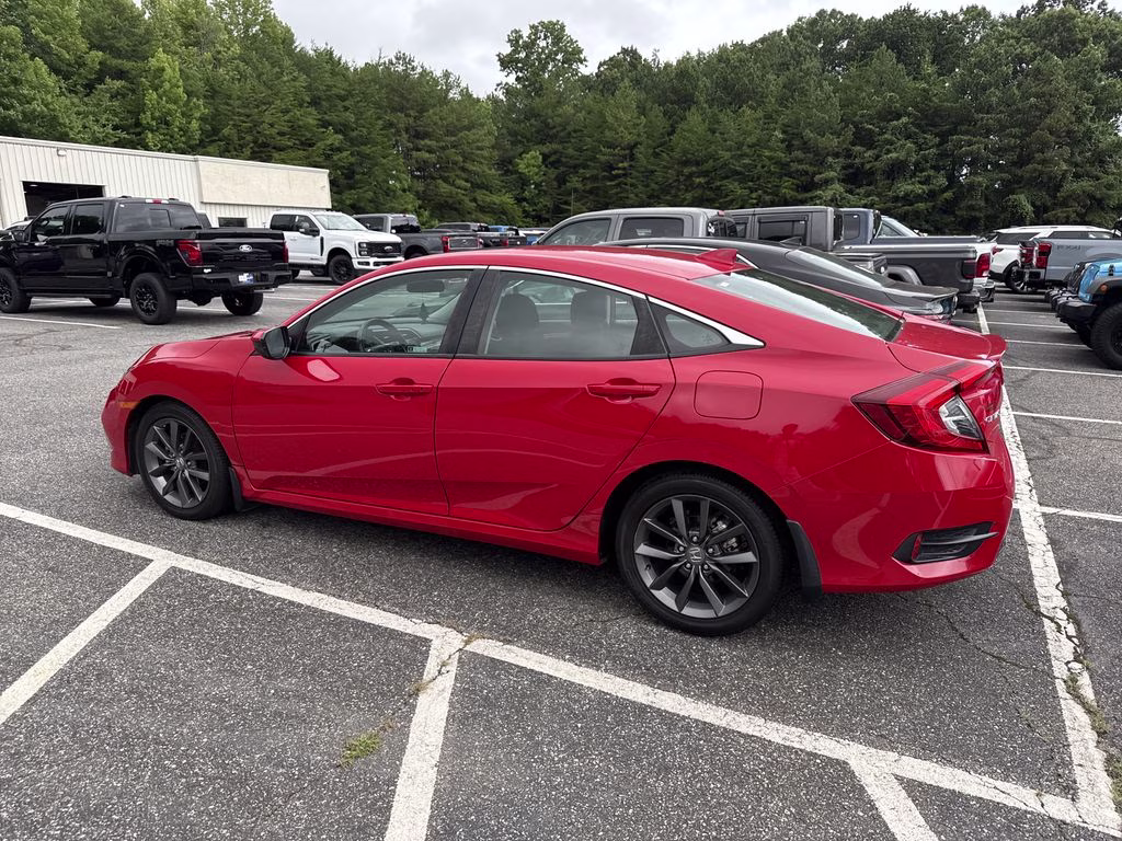 2021 Rallye Red Honda Civic EX FWD Sedan
