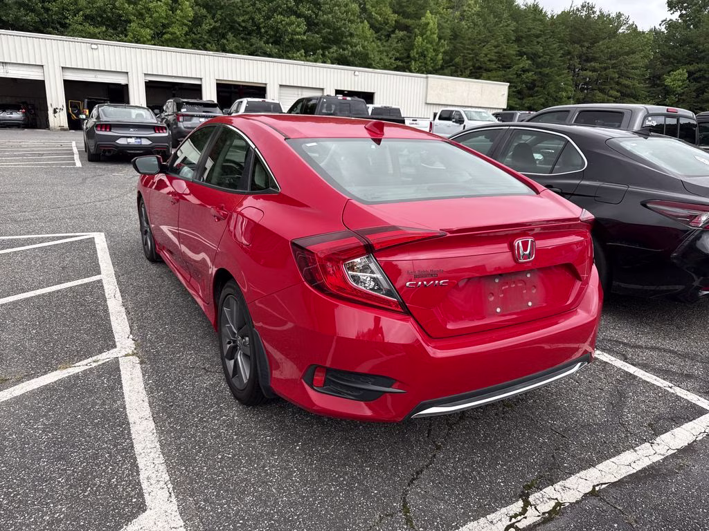 2021 Rallye Red Honda Civic EX FWD Sedan