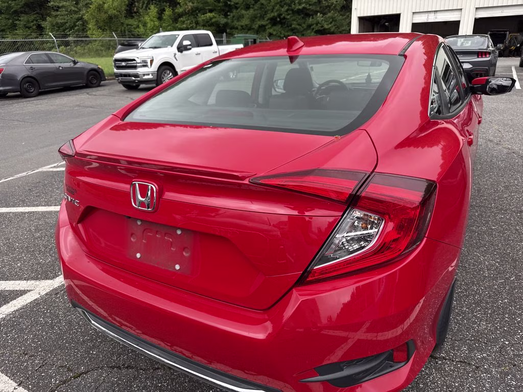 2021 Rallye Red Honda Civic EX FWD Sedan