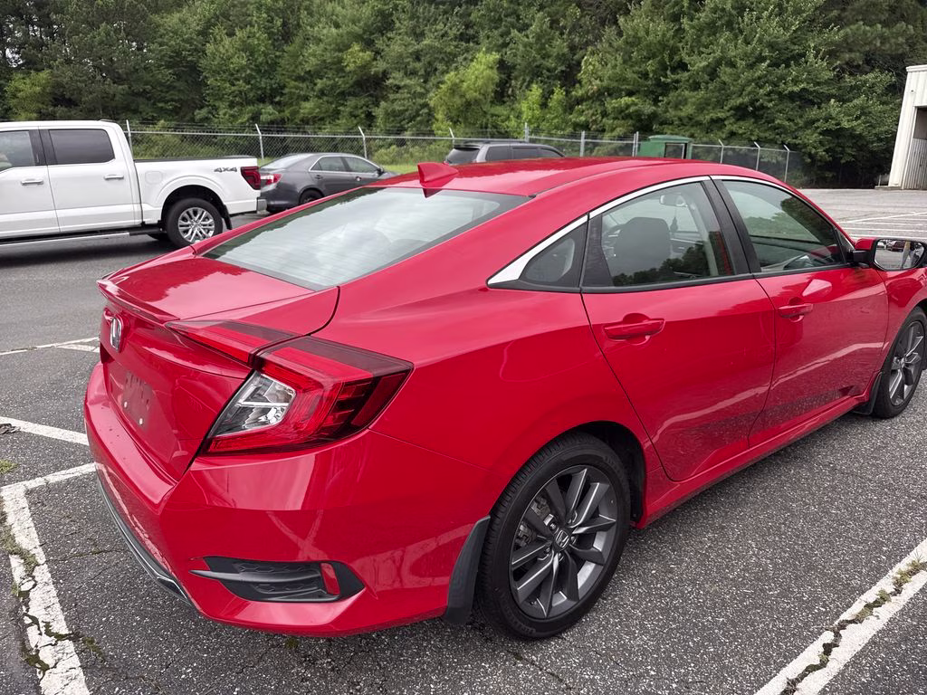 2021 Rallye Red Honda Civic EX FWD Sedan