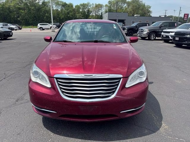 2013 Deep Cherry Red Crystal Pearlcoat Chrysler 200 LX FWD Sedan