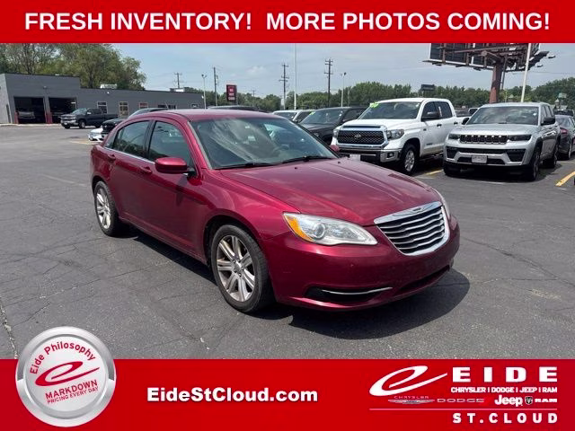 2013 Deep Cherry Red Crystal Pearlcoat Chrysler 200 LX FWD Sedan