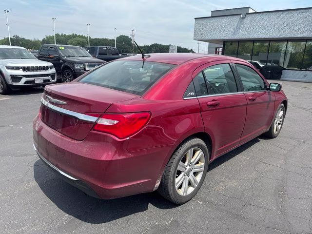 2013 Deep Cherry Red Crystal Pearlcoat Chrysler 200 LX FWD Sedan