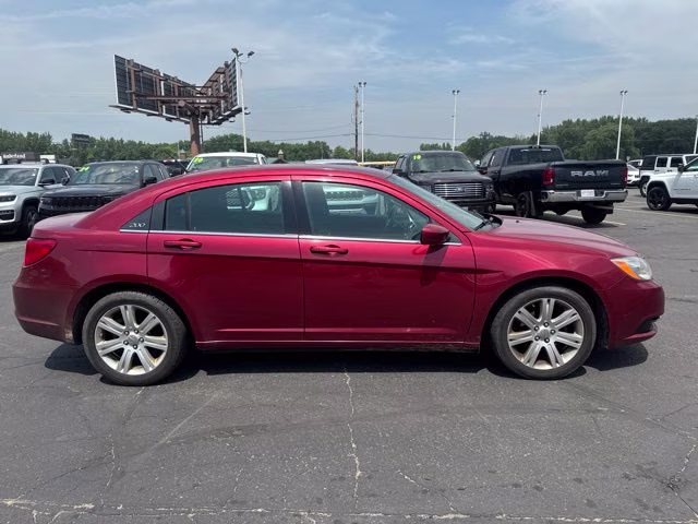 2013 Deep Cherry Red Crystal Pearlcoat Chrysler 200 LX FWD Sedan