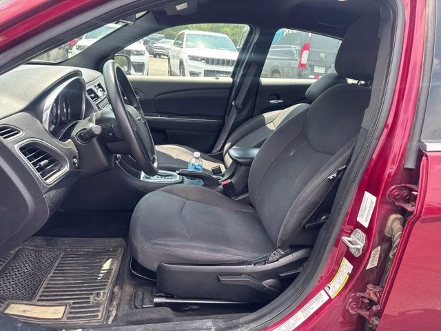 2013 Deep Cherry Red Crystal Pearlcoat Chrysler 200 LX FWD Sedan