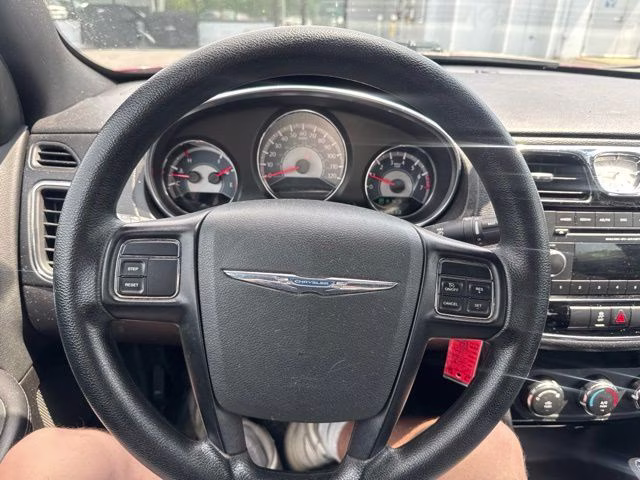 2013 Deep Cherry Red Crystal Pearlcoat Chrysler 200 LX FWD Sedan