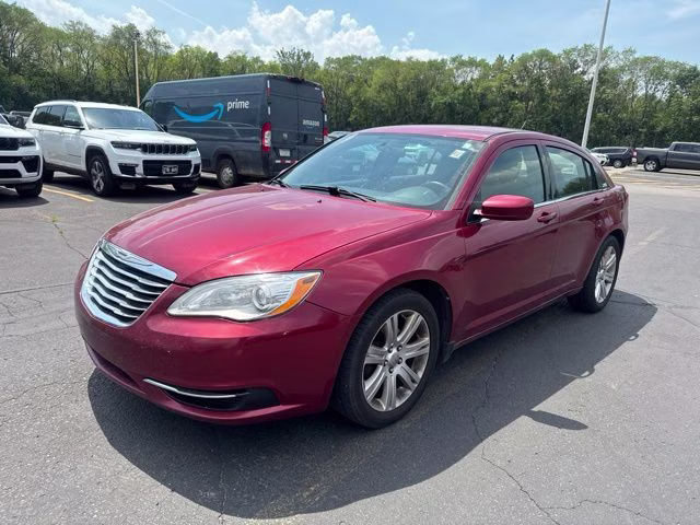 2013 Deep Cherry Red Crystal Pearlcoat Chrysler 200 LX FWD Sedan