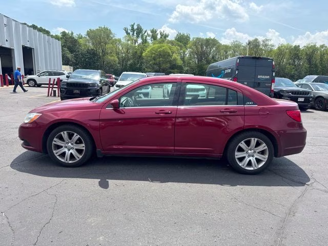 2013 Deep Cherry Red Crystal Pearlcoat Chrysler 200 LX FWD Sedan