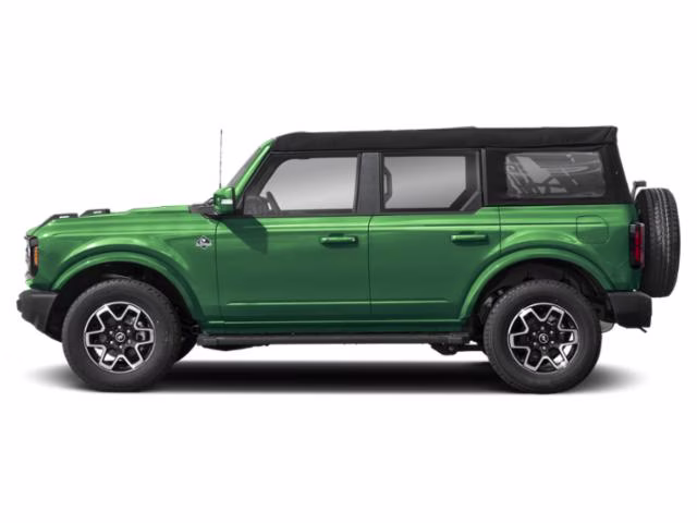 2025 Green Ford Bronco Outer Banks w/Black Appearance & Lux Pkgs 4X4 SUV