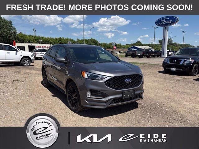 2023 Carbonized Gray Metallic Ford Edge ST Line AWD SUV