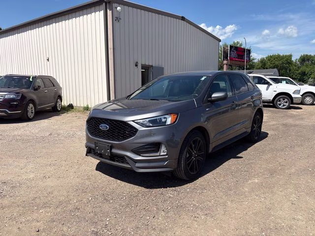 2023 Carbonized Gray Metallic Ford Edge ST Line AWD SUV