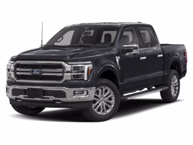 2025 Star White Metallic Tri-Coat Ford F-150 Crew Cab 4x4 Lariat 5.0 V-8 FX4 w/Leathe 4X4 Truck