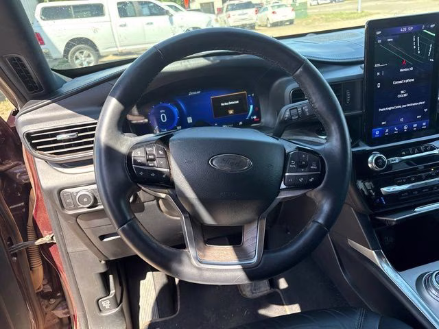 2022 Red Ford Explorer Platinum 4X4 SUV