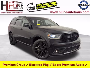 2018 DB Black Clearcoat Dodge Durango GT SUV