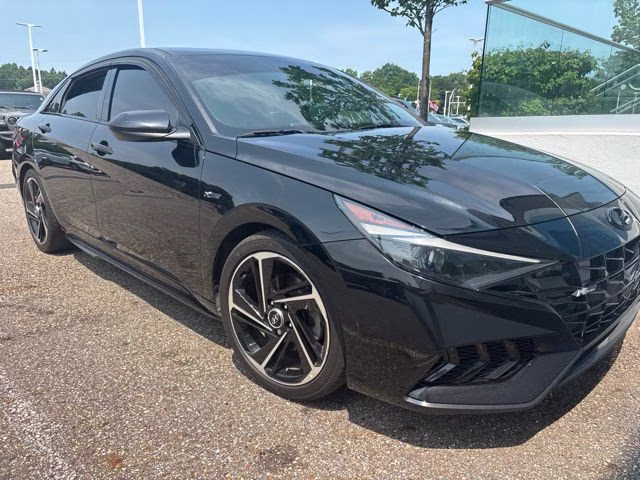 2022 Phantom Black Hyundai Elantra N Line FWD Sedan