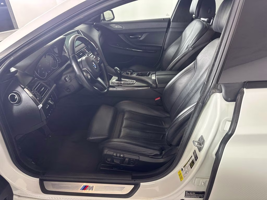 2015 Alpine White BMW 6 Series 640i Gran Coupe RWD Sedan