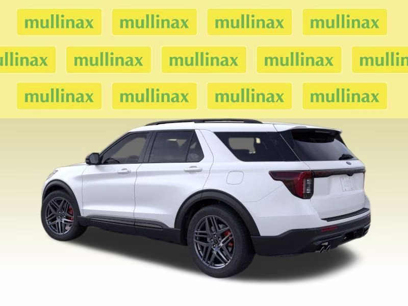 2026 Star White Metallic Tri-Coat Ford Explorer ST RWD SUV