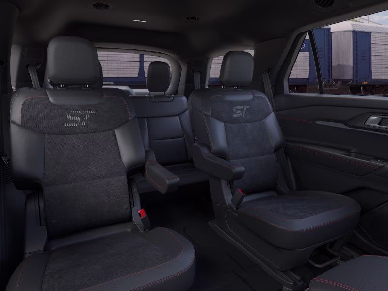 2026 Star White Metallic Tri-Coat Ford Explorer ST RWD SUV