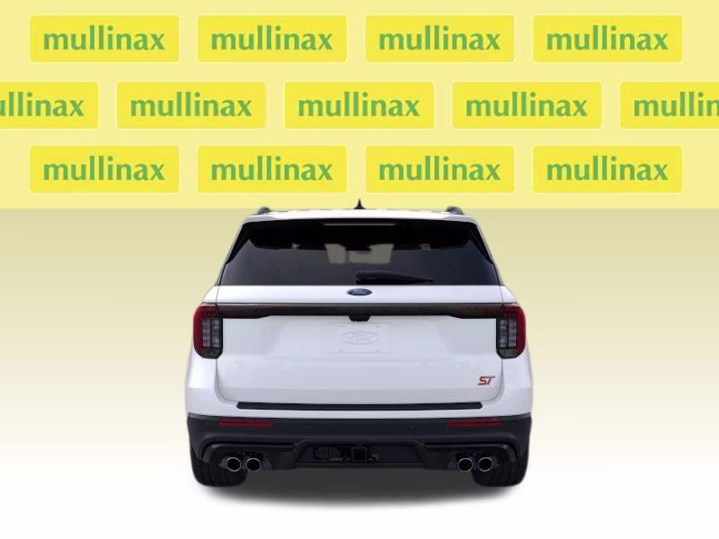 2026 Star White Metallic Tri-Coat Ford Explorer ST RWD SUV