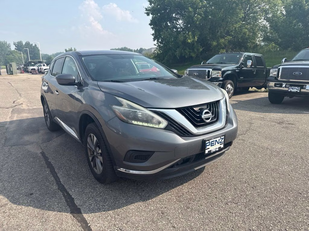 2018 Gun Metallic Nissan Murano S AWD SUV