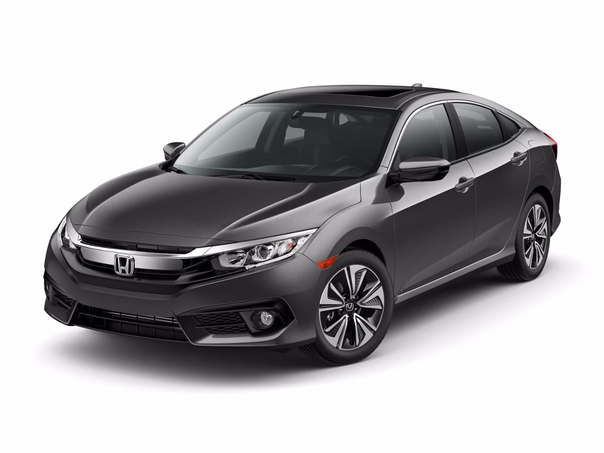 2018 Cosmic Blue Metallic Honda Civic EX-L FWD Sedan