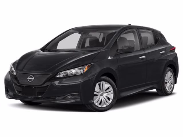 2025 Super Black Nissan Leaf S FWD Hatchback