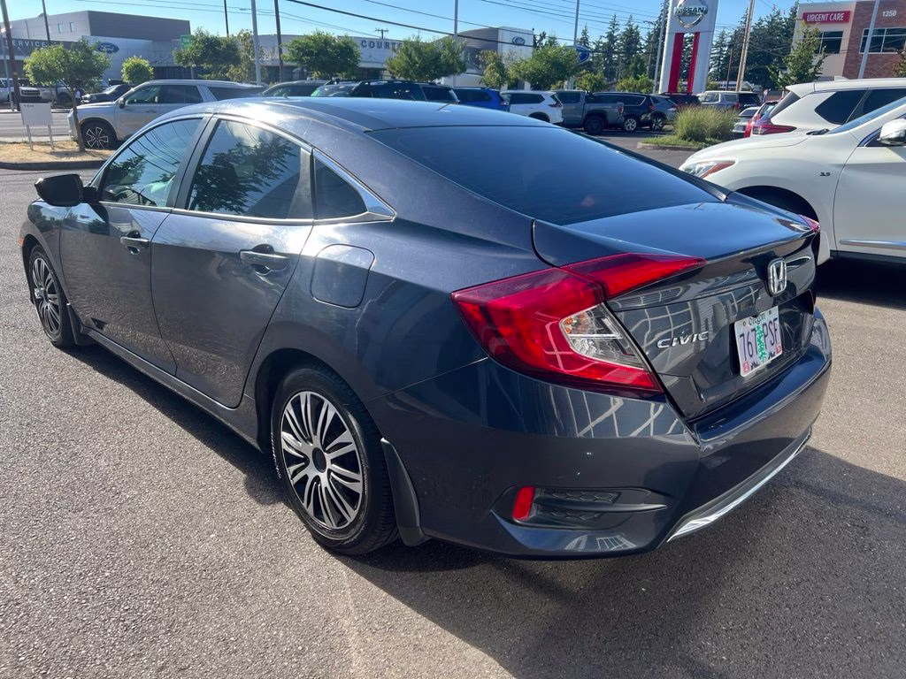 2021 Blue Honda Civic LX FWD Sedan
