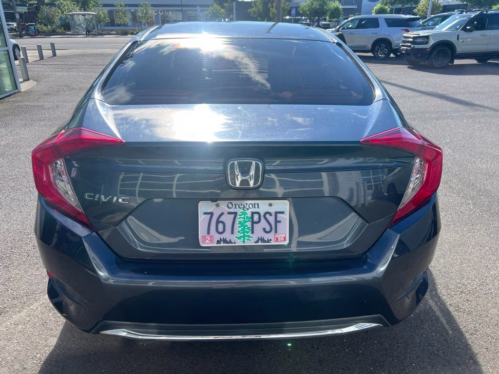 2021 Blue Honda Civic LX FWD Sedan