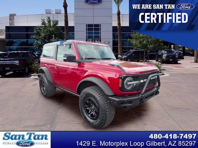 2021 Rapid Red Metallic Tinted Clearcoat Ford Bronco First Edition 4X4 SUV