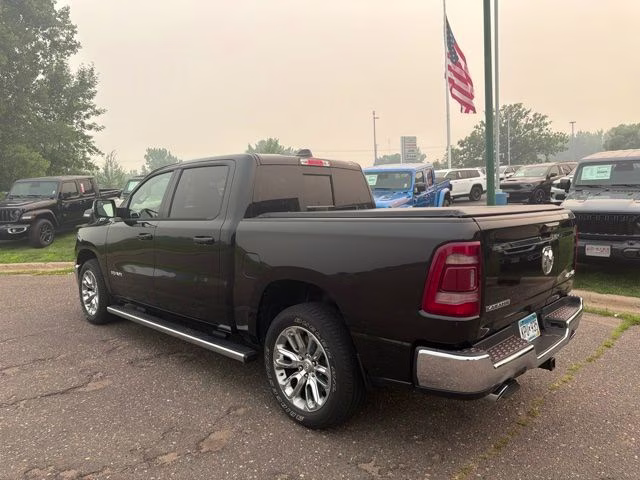 2023 Diamond Black Crystal Pearlcoat Ram 1500 Laramie 4X4 Truck