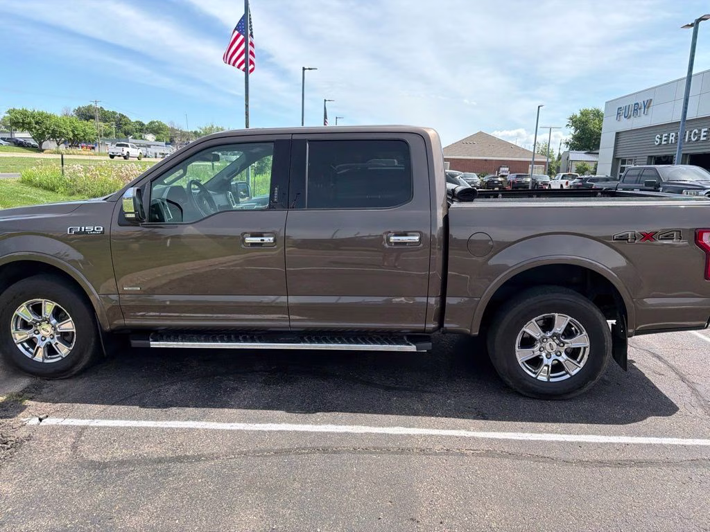 2017 Caribou Metallic Ford F-150 Lariat w/Trailer Tow & Chrome Appearance Pkg 4X4 Truck