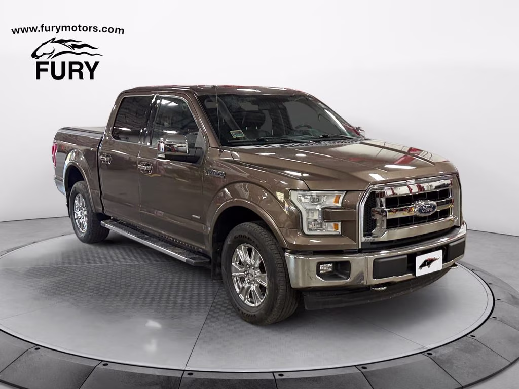 2017 Caribou Metallic Ford F-150 Lariat w/Trailer Tow & Chrome Appearance Pkg 4X4 Truck