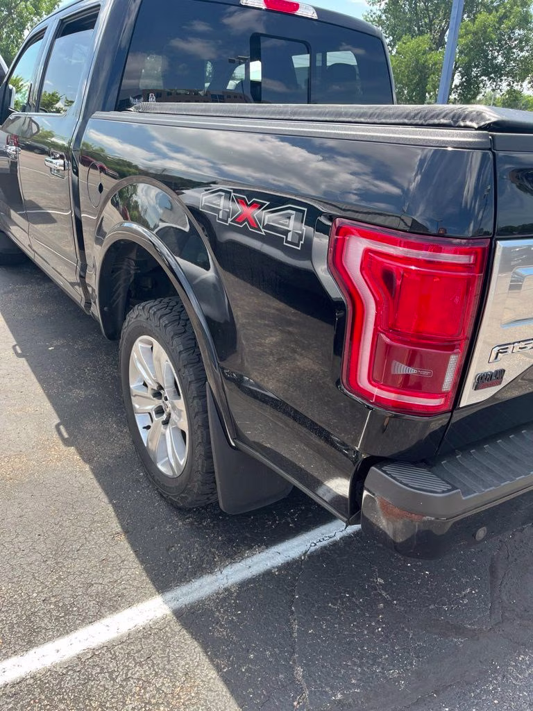 2017 Shadow Black Ford F-150 Platinum w/Tech / Tow / 360 Camera 4X4 Truck