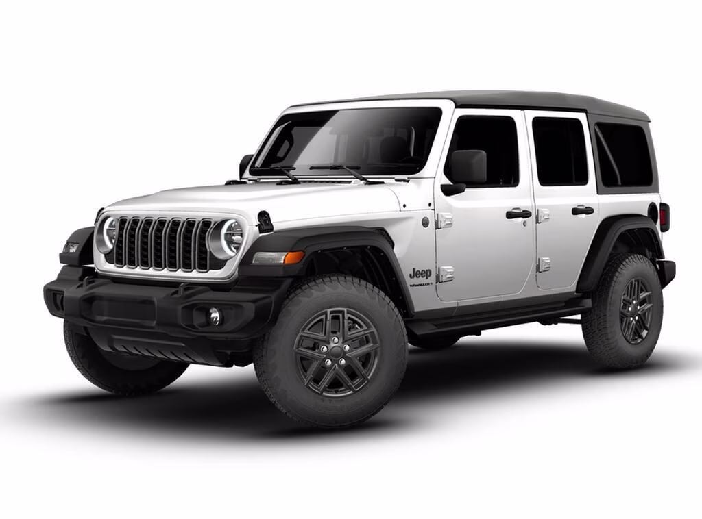 2026 Bright White Clear Coat Jeep Wrangler Wrangler 4-door Sport S 4-door