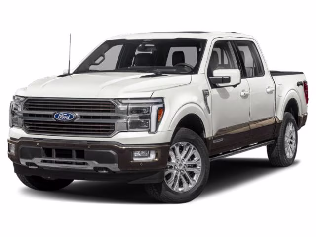 2024 Star White Metallic Tri-Coat//Darkened Bronze Ford F-150 King Ranch 4X4 Truck