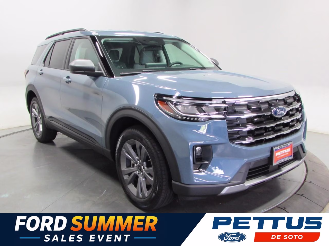 2026 Vapor Blue Metallic Ford Explorer Active Pkg 4WD 4X4 SUV