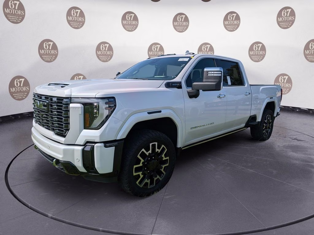 2024 White Frost Tricoat GMC Sierra 2500HD Denali Ultimate 4X4 Truck
