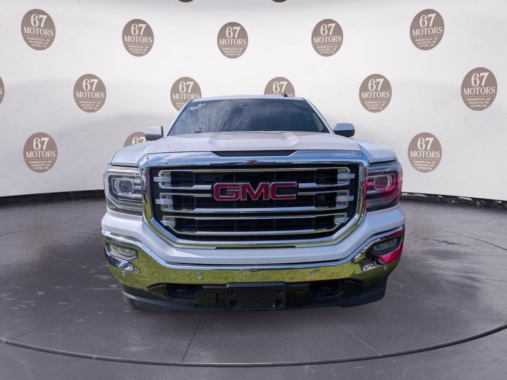 2018 White Frost Tricoat GMC Sierra 1500 SLT 4X4 Truck
