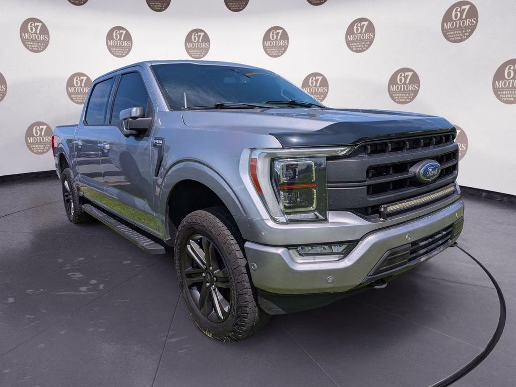 2021 Silver Metallic Ford F-150 Lariat 4X4 Truck