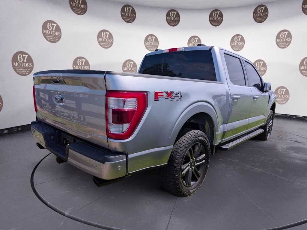 2021 Silver Metallic Ford F-150 Lariat 4X4 Truck