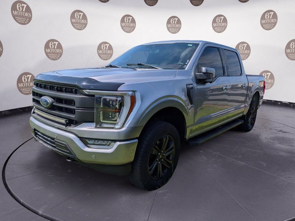 2021 Silver Metallic Ford F-150 Lariat 4X4 Truck