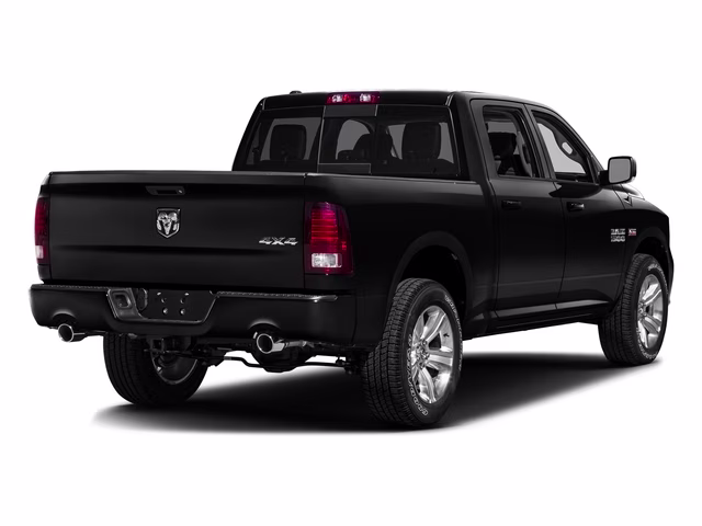 2016 Brilliant Black Crystal Pearlcoat Ram 1500 Big Horn 4X4 Truck
