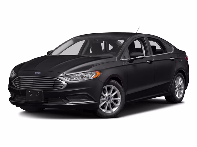 2017 Black Ford Fusion SE FWD Sedan