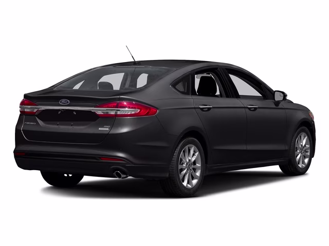 2017 Black Ford Fusion SE FWD Sedan