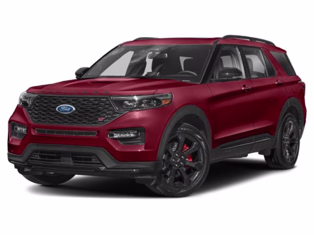 2023 Red Metallic Ford Explorer ST 4X4 SUV