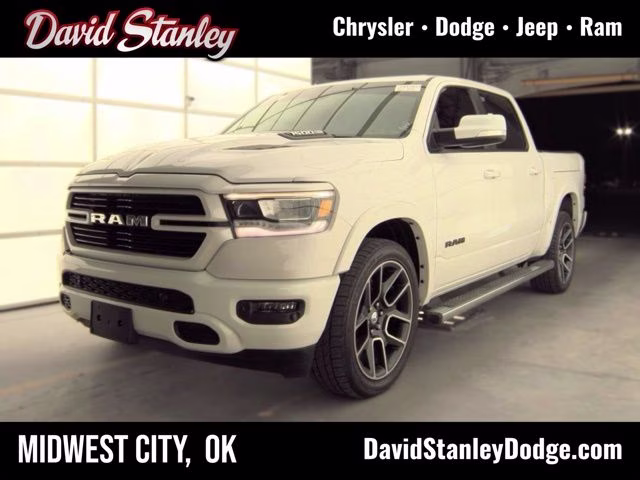 2019 Ivory White Ram 1500 Laramie 4X4 Truck