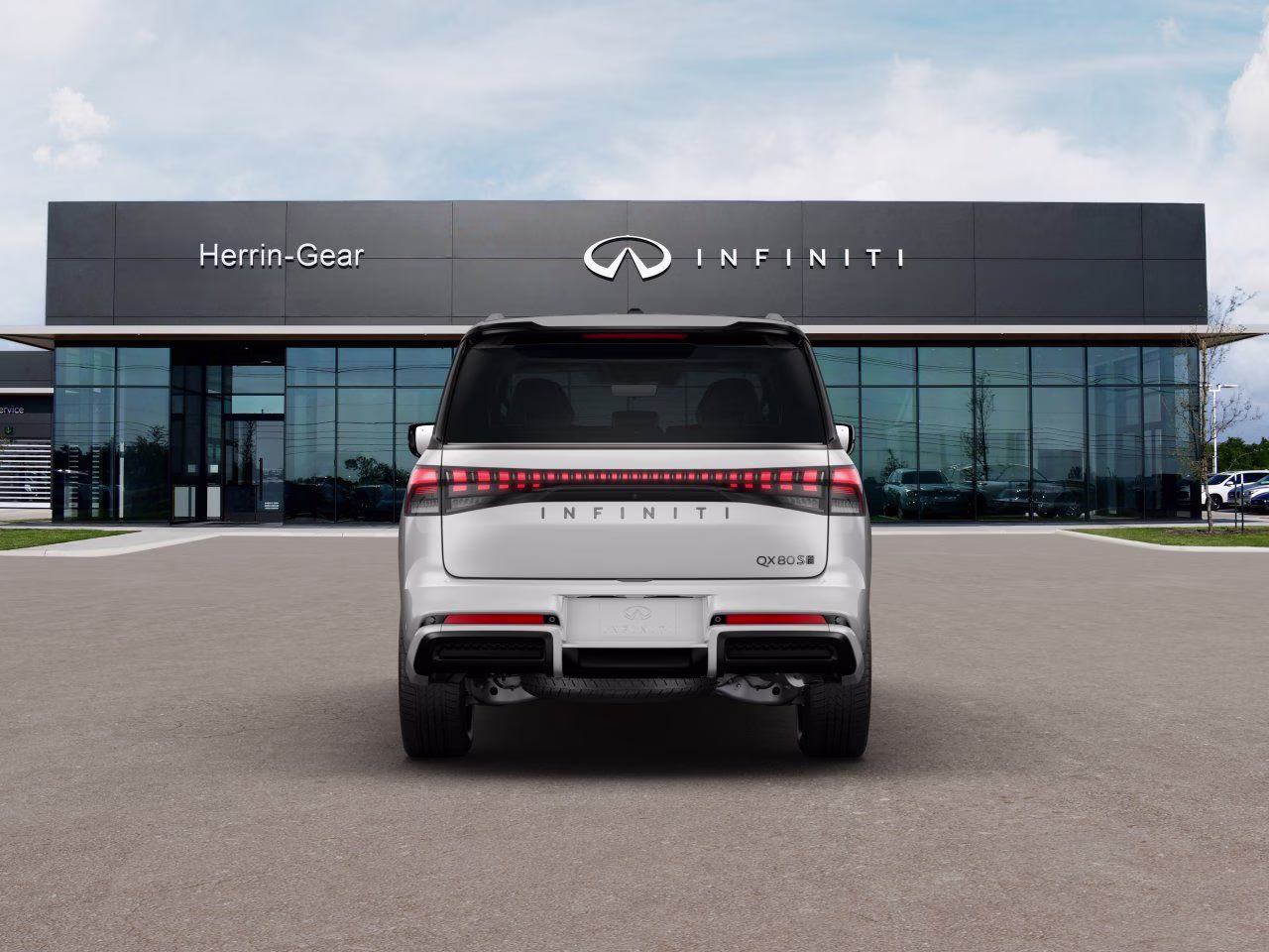 2027 White / Black INFINITI QX80 4X4